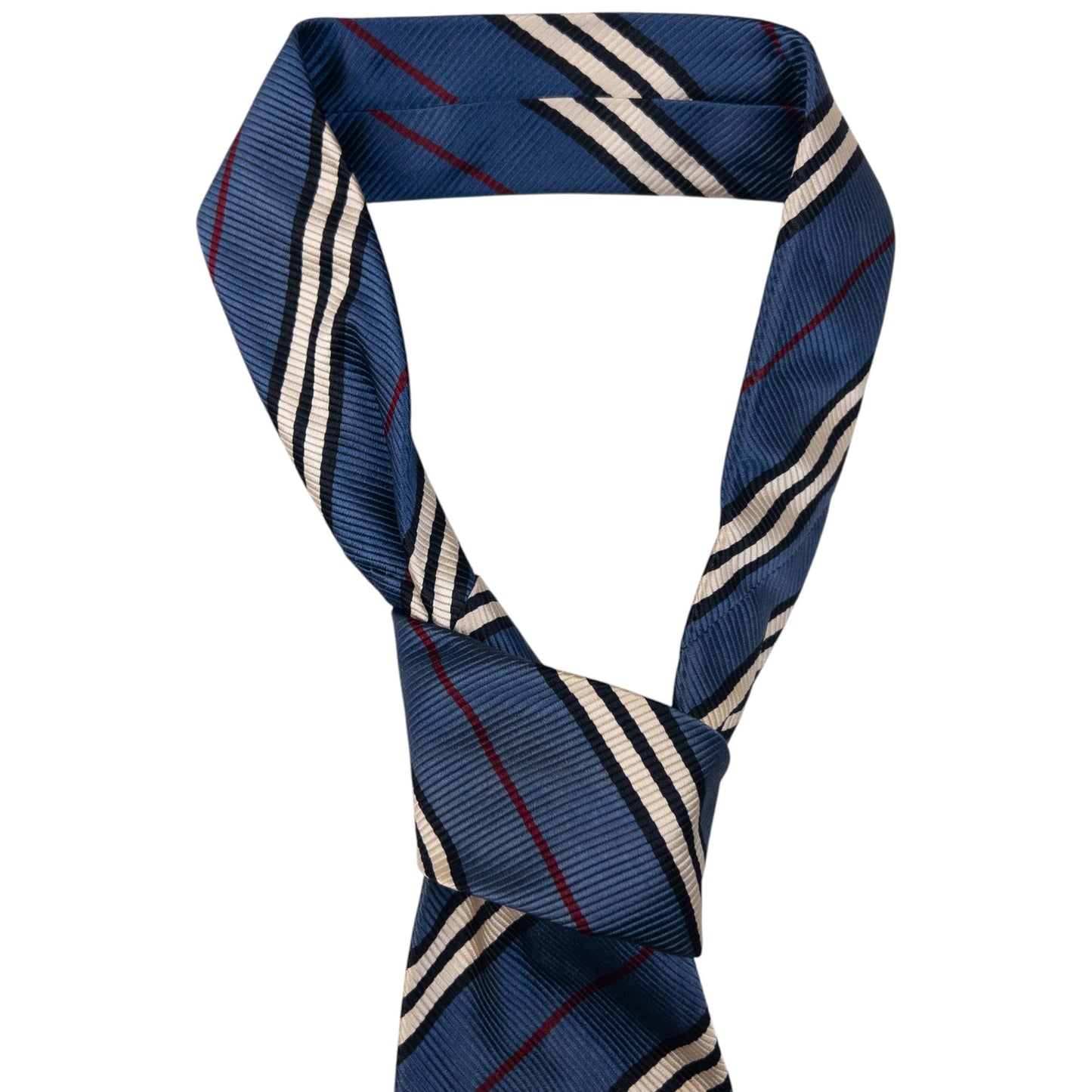 Vintage Burberry Nova Stripe Silk Tie