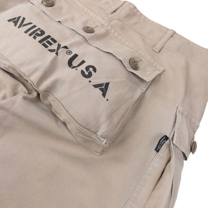 Vintage 2000s AVIREX Cargo Pocket Trousers Size W31 | W31, Beige