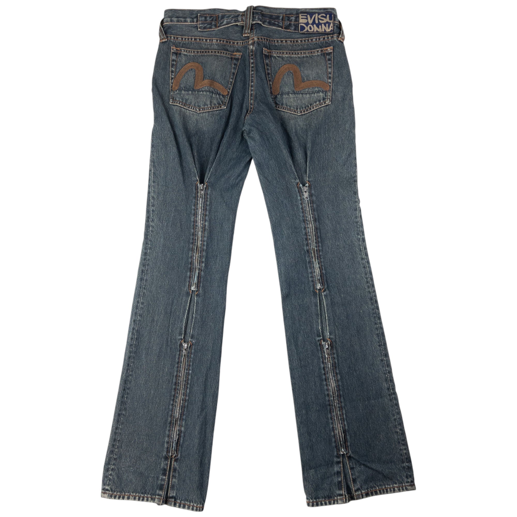 Evisu Jeans – Vintage Japanese Selvedge & Hand‑Painted Seagulls
