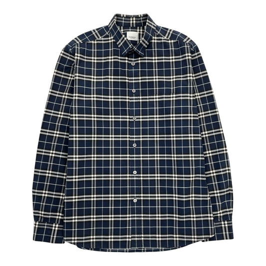 Burberry Simpson Nova Check Shirt, Size Large | Burberry, Blue