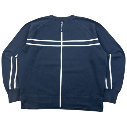 Vintage 2000s Burberry Sweatshirt Size L | Large, Navy