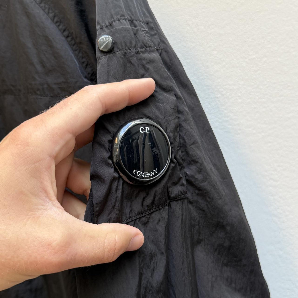 CP Company Chrome R Smock Jacket in Black (XL) | Extra Large, Black