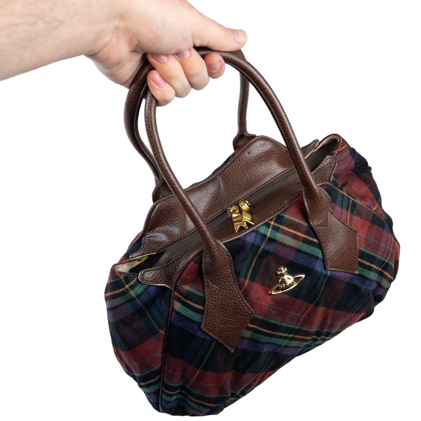 Vintage Vivienne Westwood Tartan Shoulder Bag