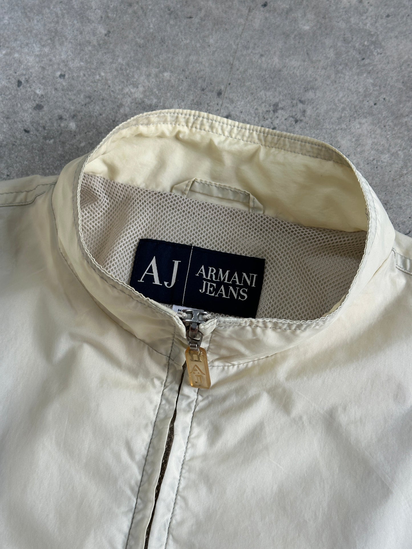 Armani Jeans 2000s Nylon High Neck Jacket - M