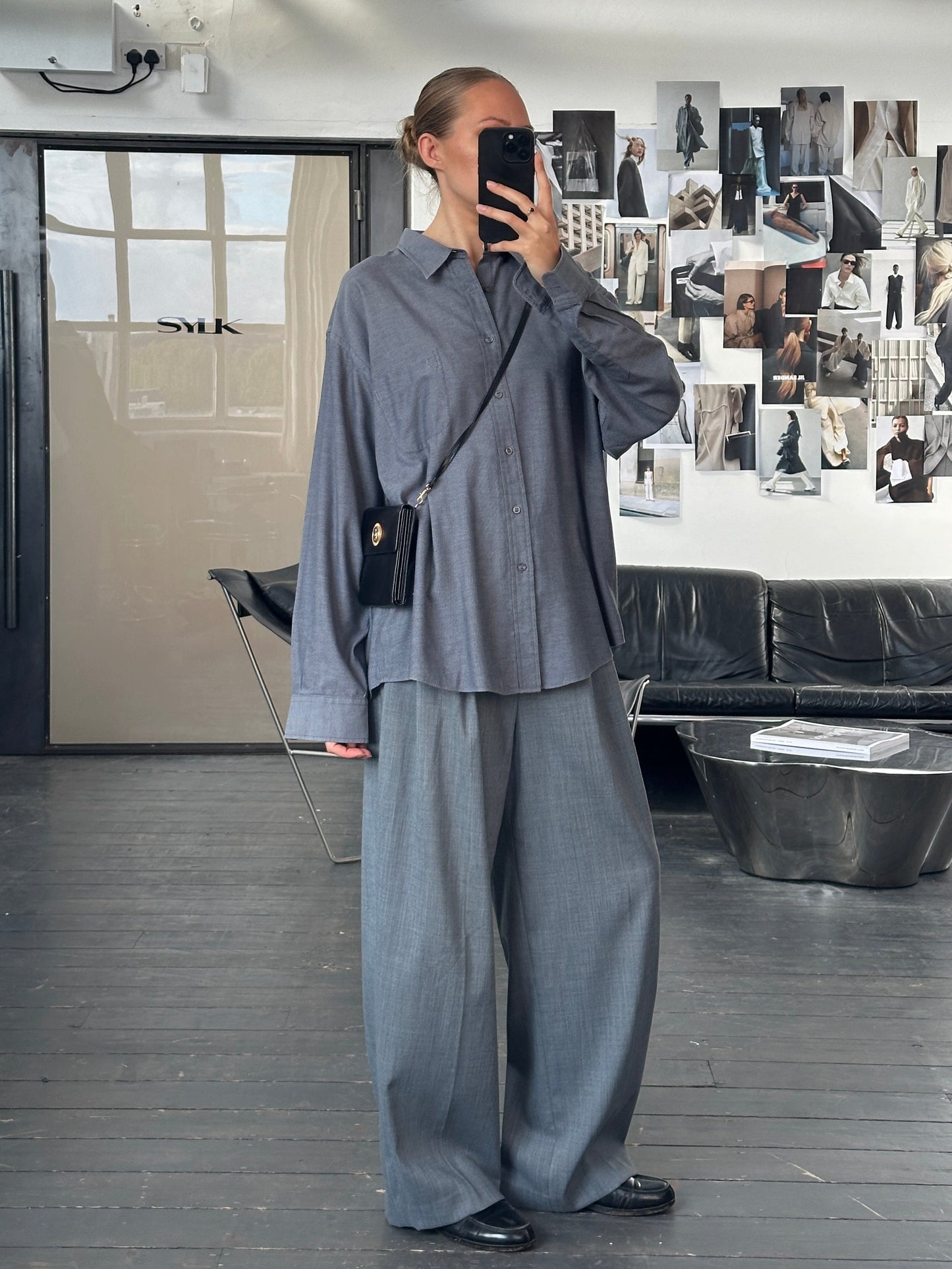 Yves Saint Laurent Pour Homme 1990s Cotton Logo Shirt - XL