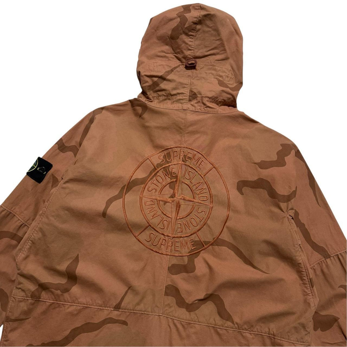 Stone Island Supreme 2019 Bushed Cotton Camo Riot Jacket | Small, Camo