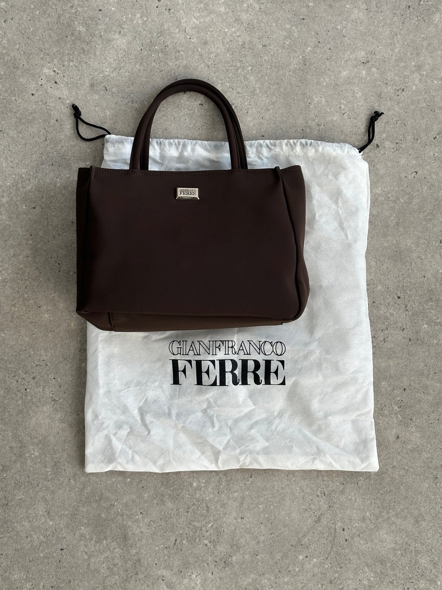Gianfranco Ferre 2000s Logo Shoulder Bag