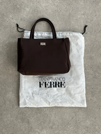 Gianfranco Ferre 2000s Logo Shoulder Bag