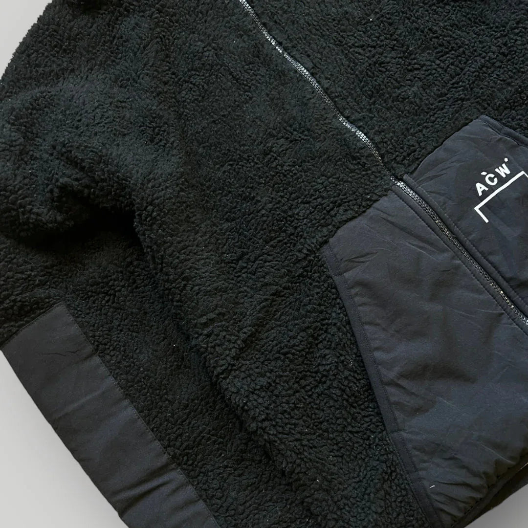 A Cold Wall Deep Pile Zip Up Hooded Fleece L/XL