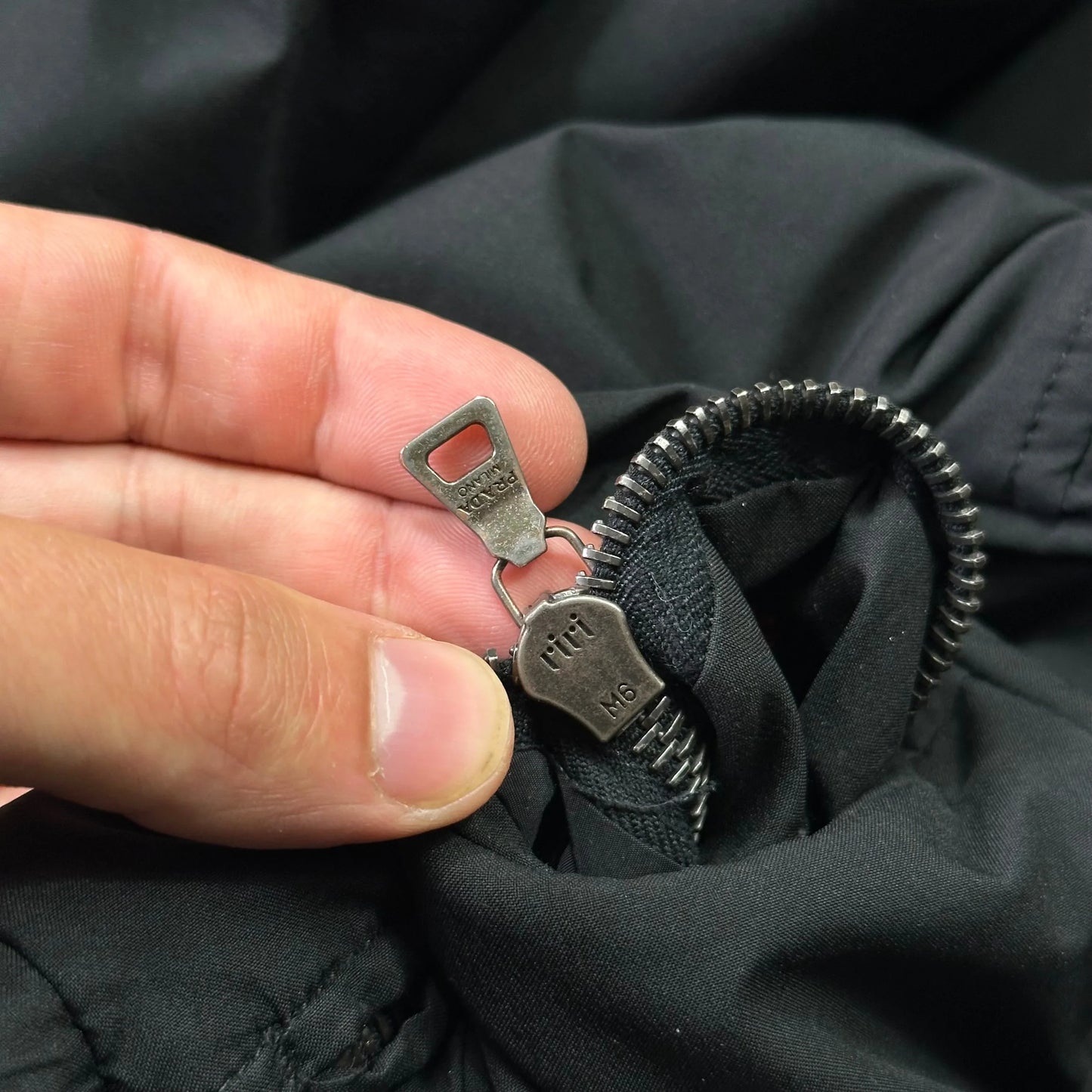 Prada Sport 2008 Goretex Reversible Black Logo Nylon Down Puffer Jacket - IT50 (M)