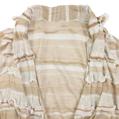 Vintage Haat By Issey Miyake Layered Frill Wrap Cardigan Womens Size S