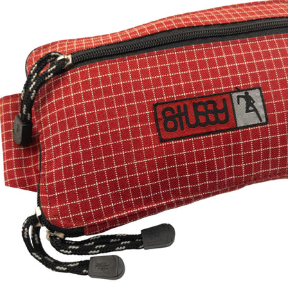 Vintage 2000s Stussy Checkered Crossbody Bag | O/S, Red
