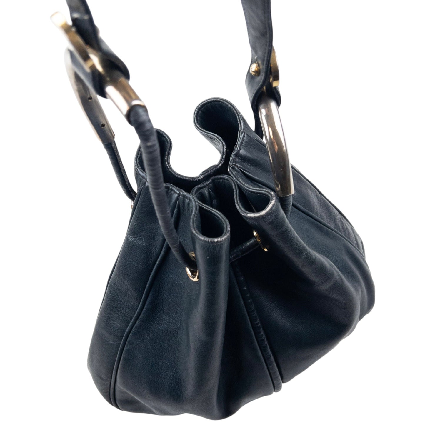 Vintage Gucci Leather Bucket Bag