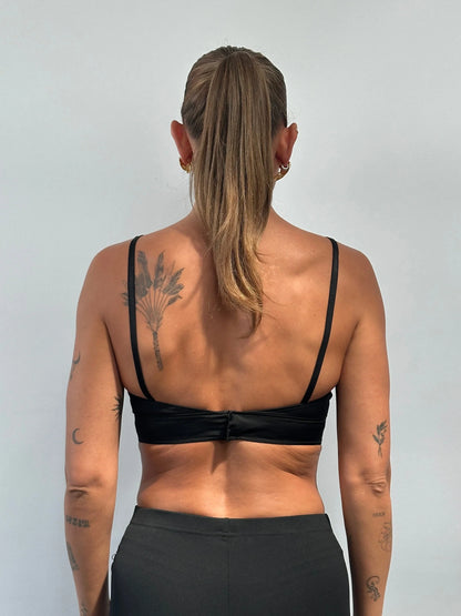 Italian Vintage Cotton Bralette Top - M