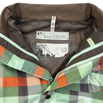 Vintage 2000s Burton City System Checkered Snowboarding Jacket Size XS | XS, Red