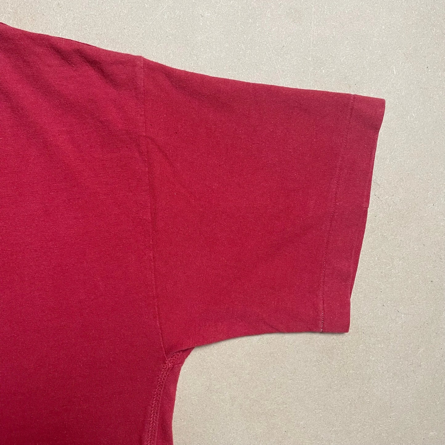 S/S 1985 Ruby Red Centre Compass Logo Smoke Stencil Graphic