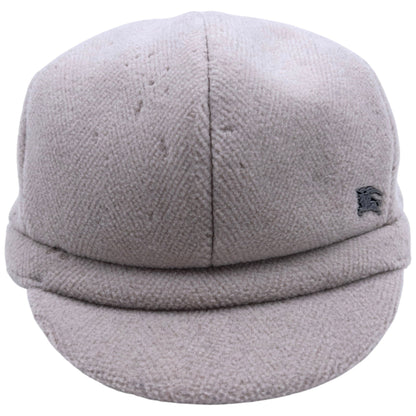 Vintage Burberry Wool Newsboy Hat Size M | O/S, Beige