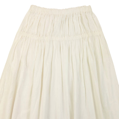 Vintage 90s Plantation By Issey Miyake Skirt Womens One Size | O/S, White