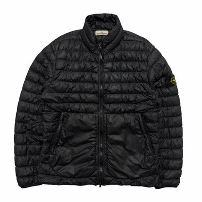 Stone Island Garment Dyed Micro Yarn Down Jacket | XL, Black