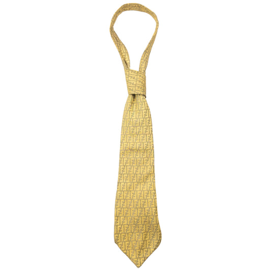 Vintage Fendi Monogram Silk Tie