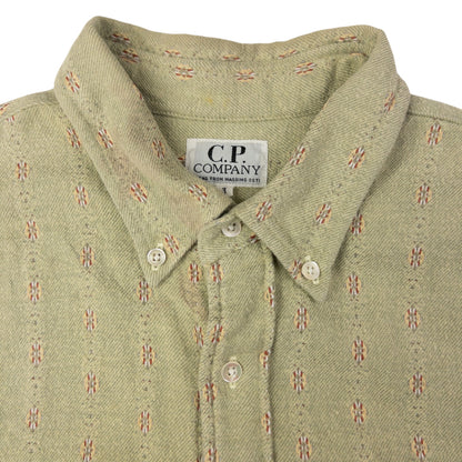 Vintage CP Company Embroidered Long Sleeve Button Up Shirt Size M
