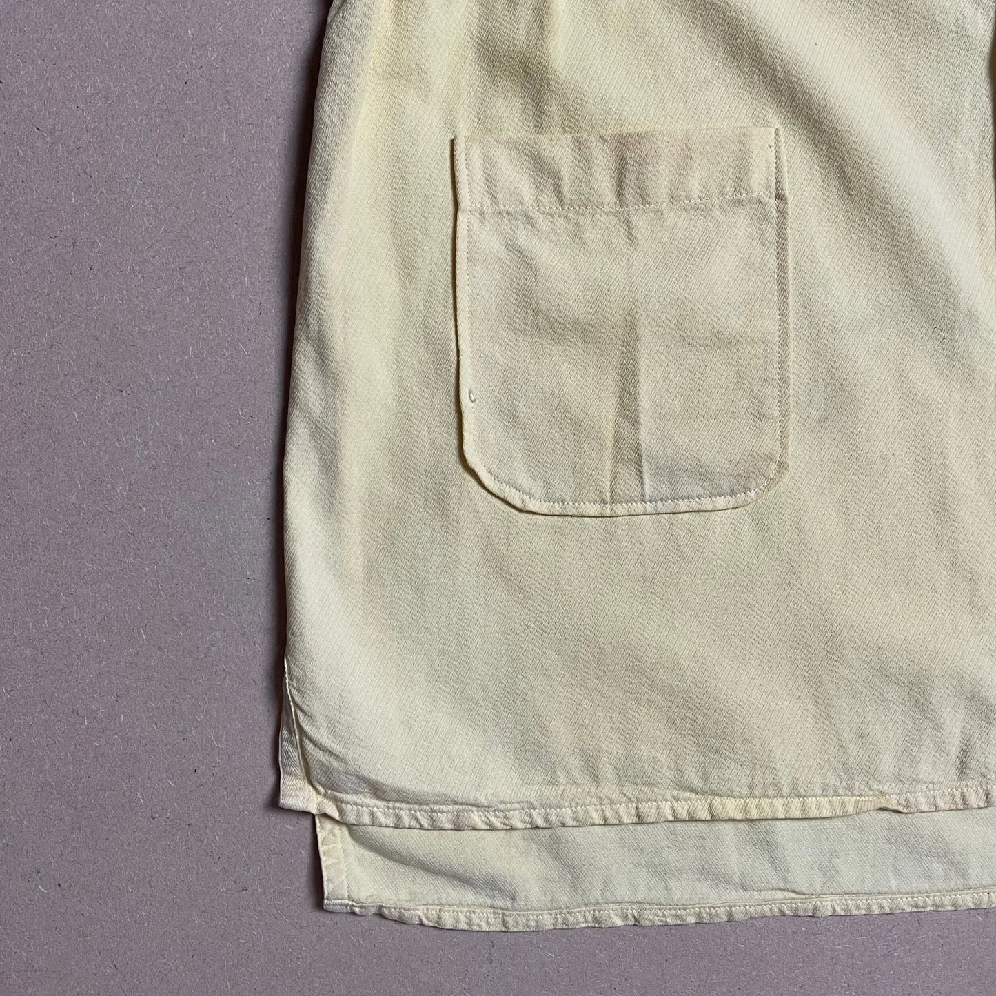 S/S 1995 Light Yellow Marina Spell Out Carpenters Vest