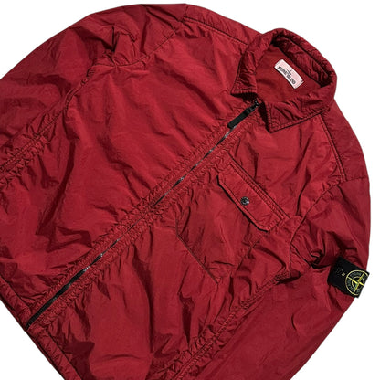 Stone Island Zip Up Nylon Quilted Overshirt