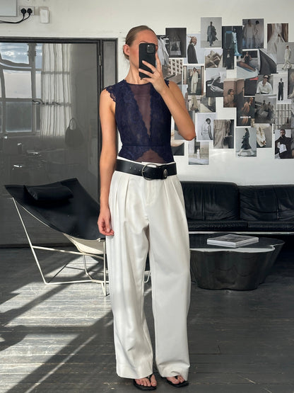 Vintage 2000s Lace Bodysuit - M