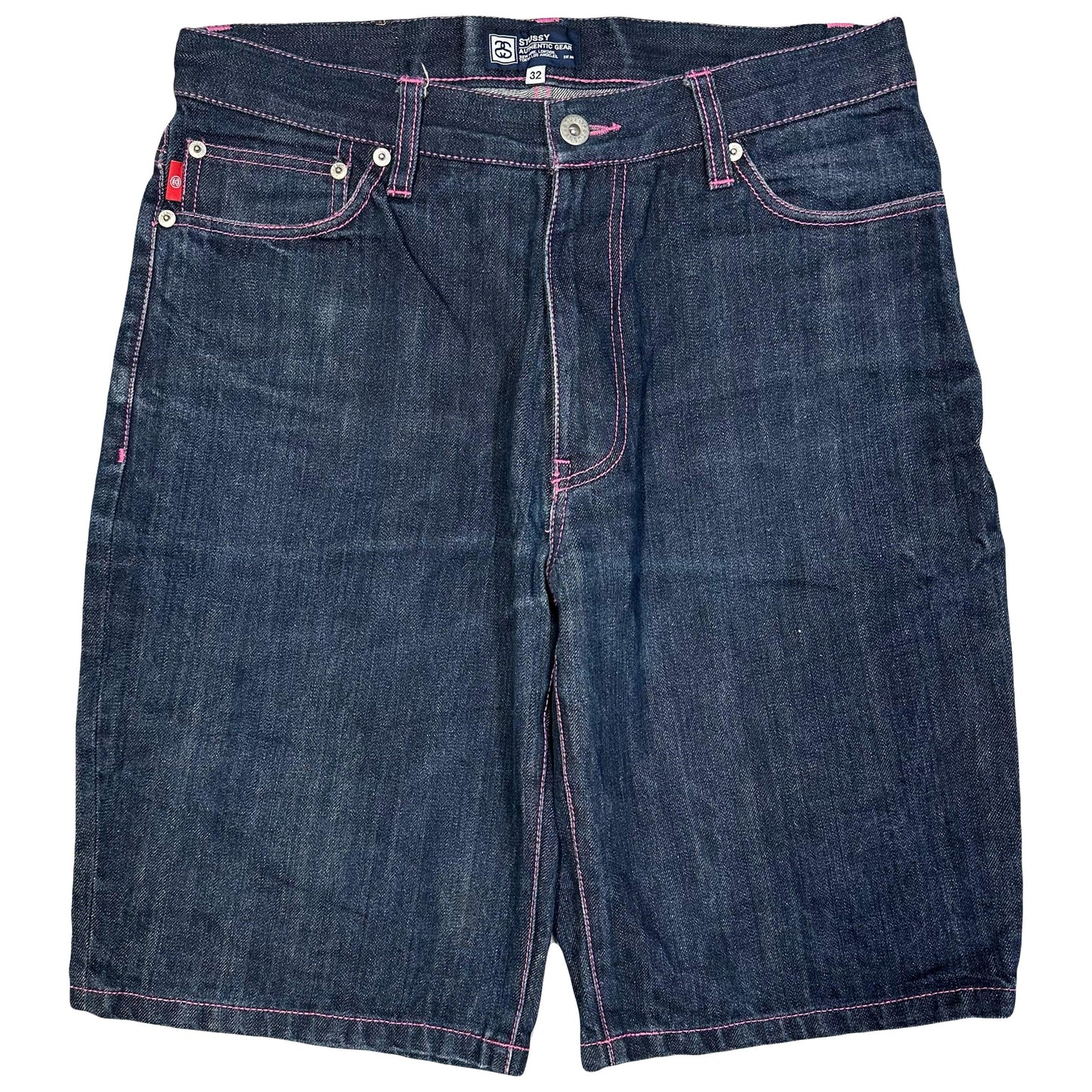 Stüssy Jorts With Pink Print ( W32 ) - 1036 Emporium