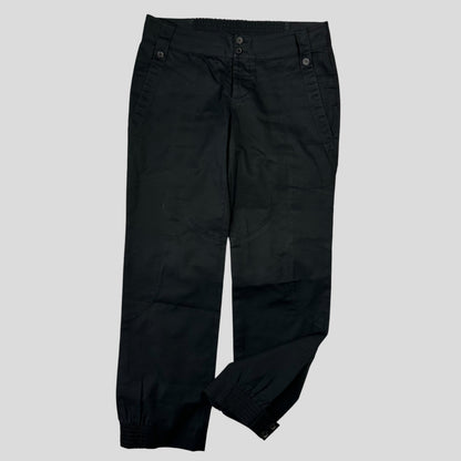 Gucci by Tom Ford 2002 Panelled Black Smart Trousers - IT40 | Default Title, Black