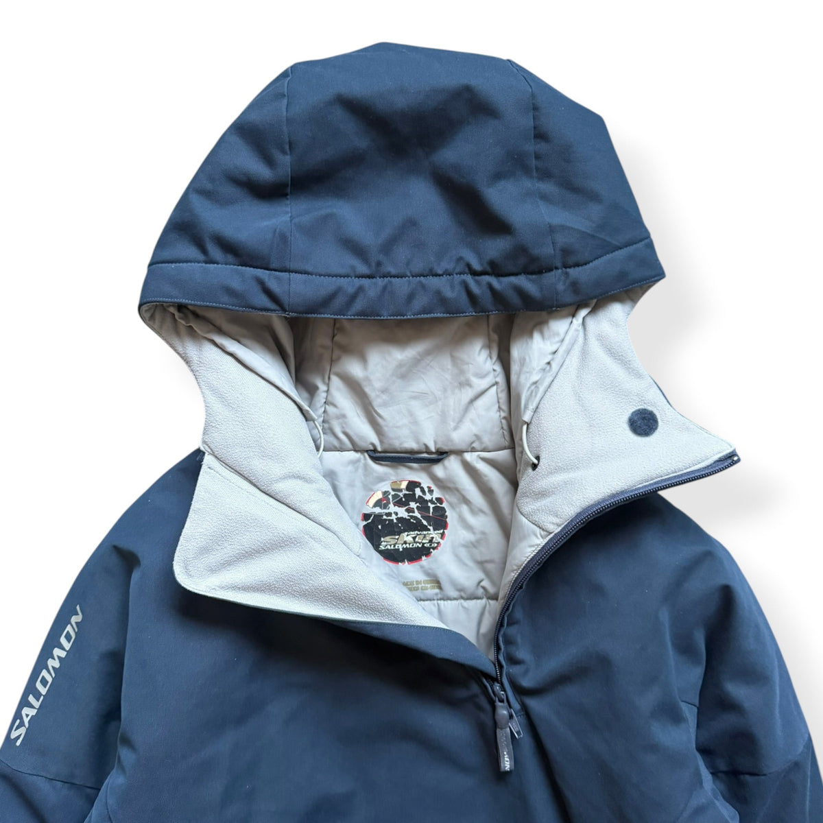 2000's Salomon Asymmetric Zip Advanced Skin Jacket (S) | Small, Blue