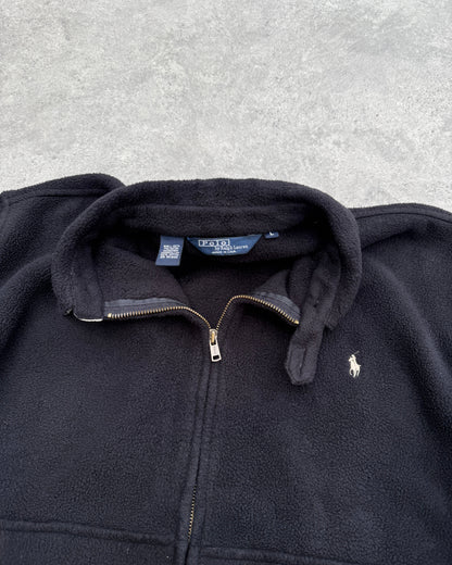 ralph lauren 1990s polartec fleece harrington jacket (l) | Default Title, Black