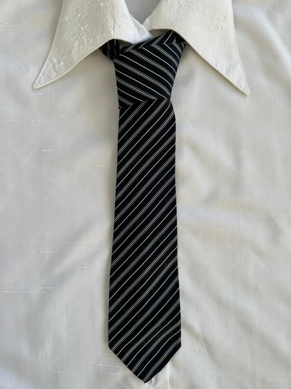 Vintage 1990s Pure Silk Striped Tie - One Size