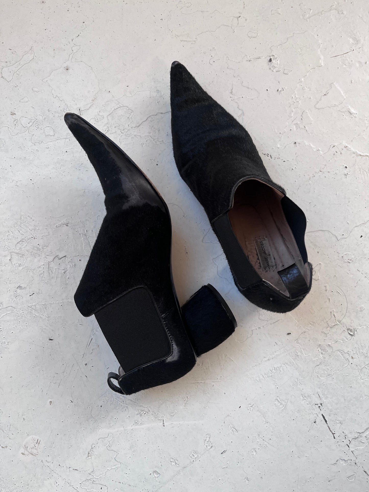 2000s marc jacobs lowtop boots | BLACK, Black