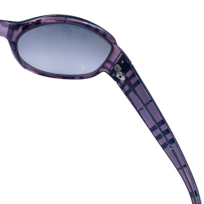 Vintage 2000s Burberry Nova Check Sunglasses | O/S, Purple