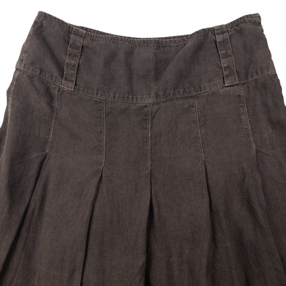 Vintage 2006 CP Company Pleated Skirt Womens Size W27 | W27, Brown