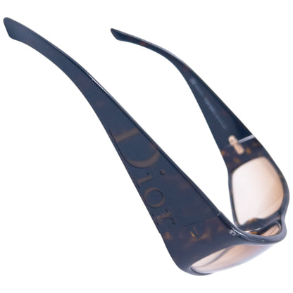 Vintage Dior Embossed Tortoise Shell Sunglasses