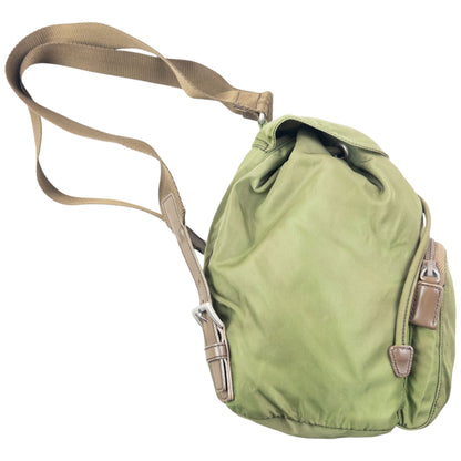 Vintage 2000s Prada Bucket Backpack | O/S, Brown