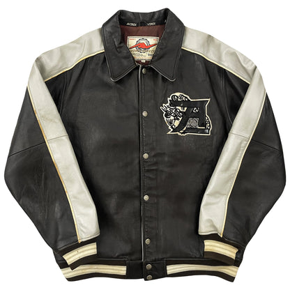 Avirex Leather Varsity Jacket - XXL