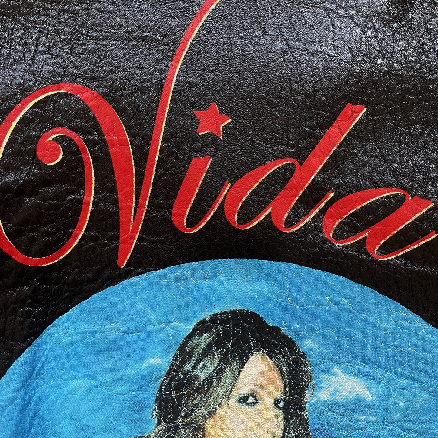 Avirex 'Vida' Leather Flight Jacket - L