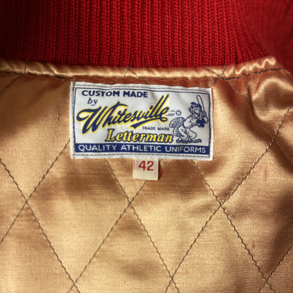 Whitesville 'Forest Park Bull Dogs' Varsity Jacket - XL | XL, Blue