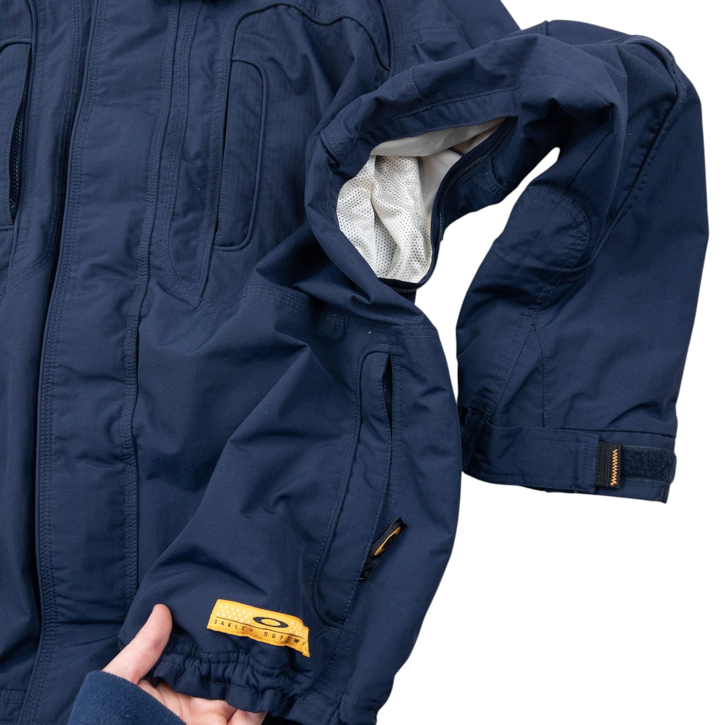 Vintage Oakley Zip Up Snowboarding Jacket Size XL