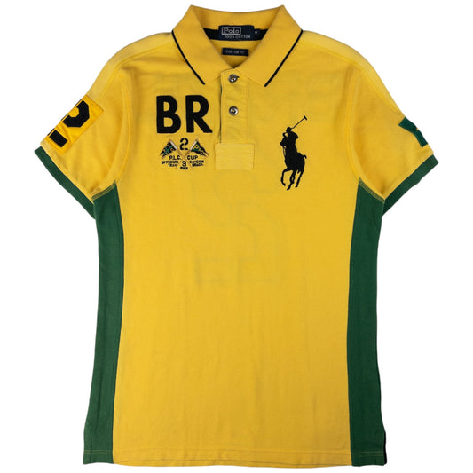 Vintage Polo Ralph Lauren Brazil P.L.C Cup Polo Shirt Size M