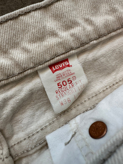 1994 Levi's Orange Tab 505 Jeans - 38 x 30 | W35, Multicoloured