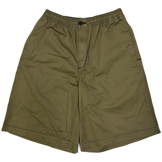 Uniqlo X Marni Wide Fit Shorts In Olive ( L ) - 1036 Emporium