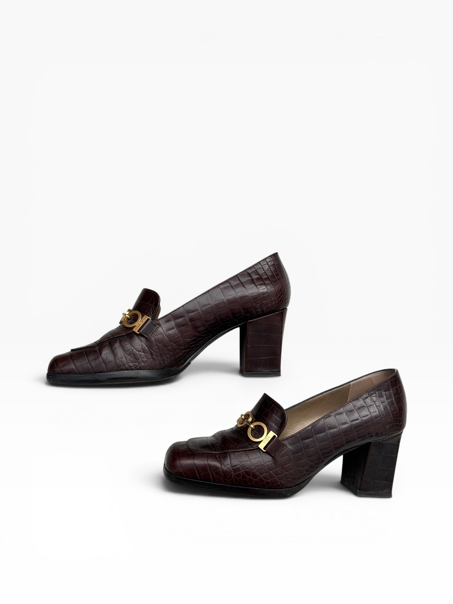 Yves Saint Laurent Heels | O/S, Gold