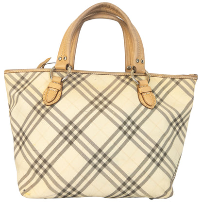Vintage 2000s Burberry Blue Label Nova Check Handbag | O/S, Blue