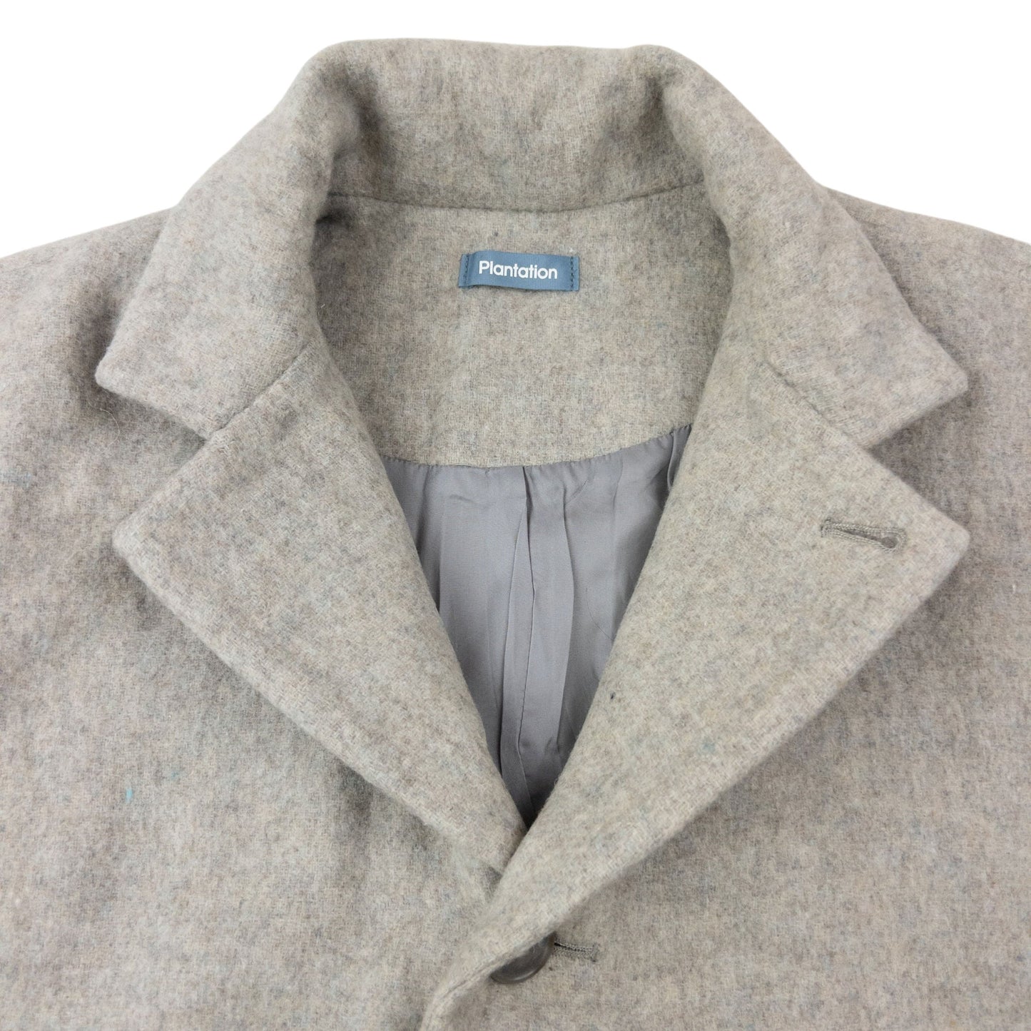 Vintage 90s Plantation By Issey Miyake Wool Button Up Jacket Size XL | XL, Grey