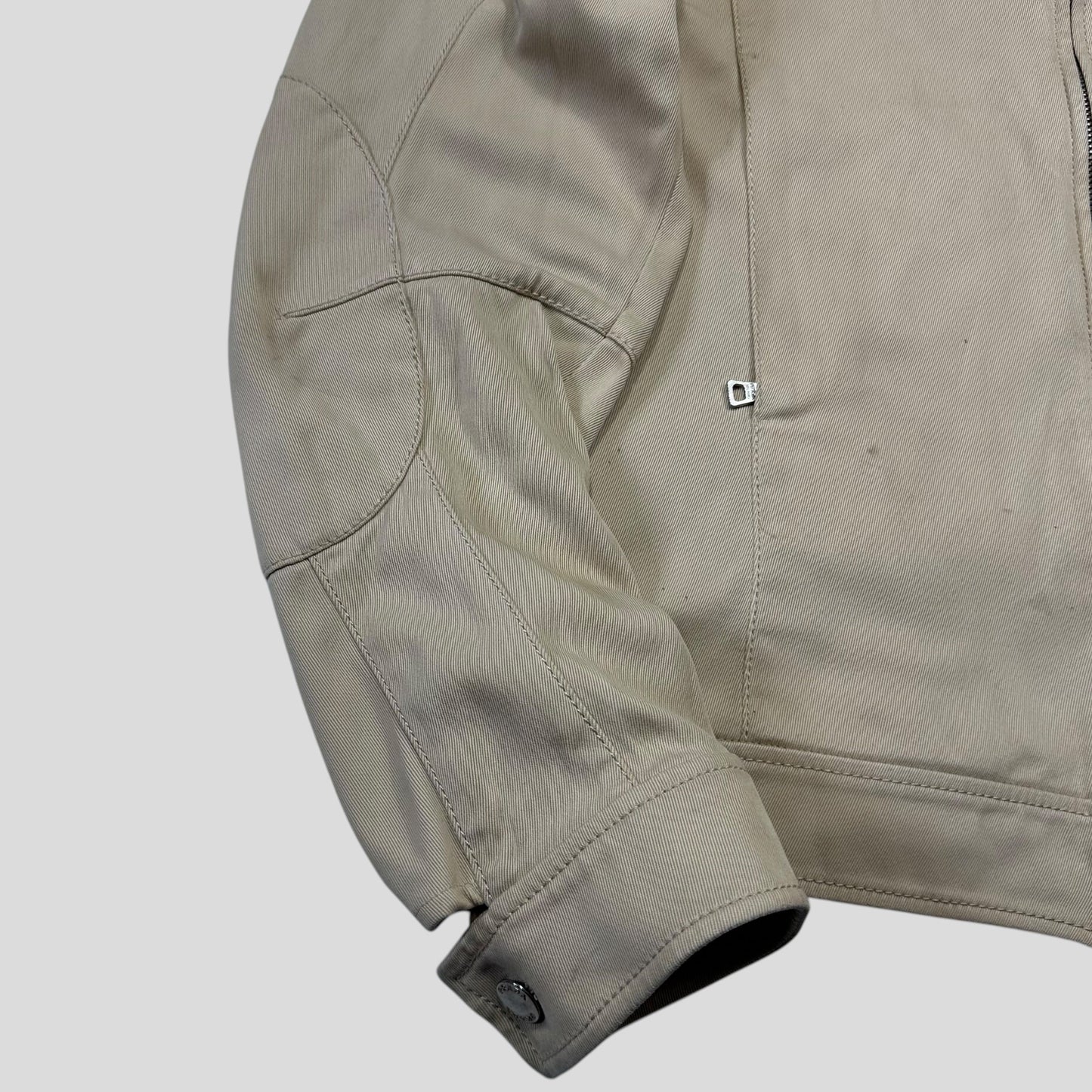 Prada Sport SS01 Articulated Cotton Reinforced Moto Jacket - M/L | Default Title, Multicoloured
