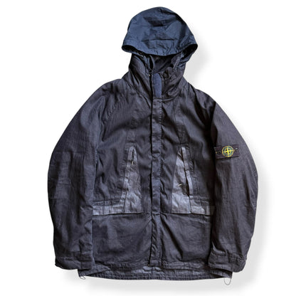 AW2004 Stone Island Lino Flax Dutch Rope Jacket (XL) | XL, Blue